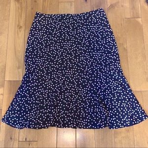 BR polka-dot skirt